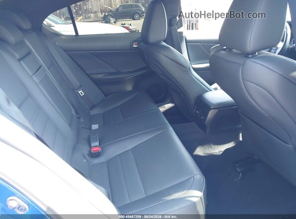 JTHGZ1B22M5048650 2021 LEXUS IS 350 Blue VIN კოდის სტიკერის ხედი