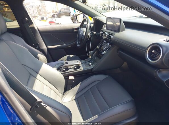 JTHGZ1B22M5048650 2021 LEXUS IS 350 Blue წინა სალონის ხედი