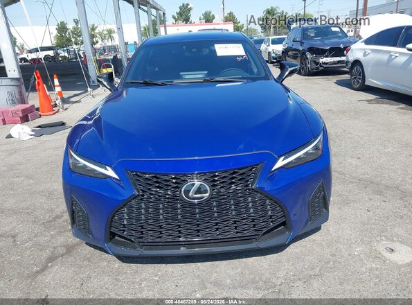 JTHGZ1B22M5048650 2021 LEXUS IS 350 Blue ხელსაწყოთა პანელის ხედი
