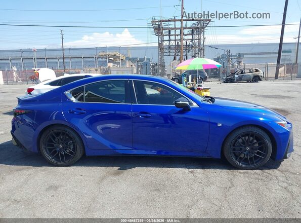 JTHGZ1B22M5048650 2021 LEXUS IS 350 Blue უკანა სალონის ხედი