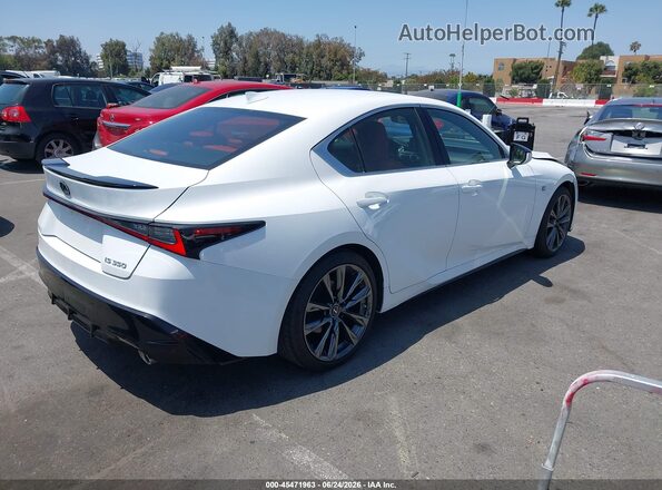 JTHGZ1B22N5058323 2022 LEXUS IS 350 White უკანა მარჯვენა