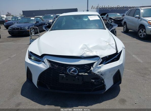 JTHGZ1B22N5058323 2022 LEXUS IS 350 White ხელსაწყოთა პანელის ხედი