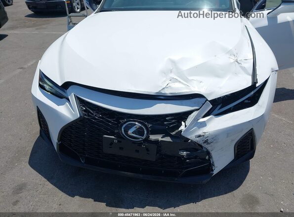 JTHGZ1B22N5058323 2022 LEXUS IS 350 White წინა ხედი