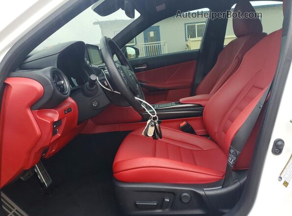 JTHGZ1B22R5082224 2024 LEXUS IS White Widok wnętrza z przodu