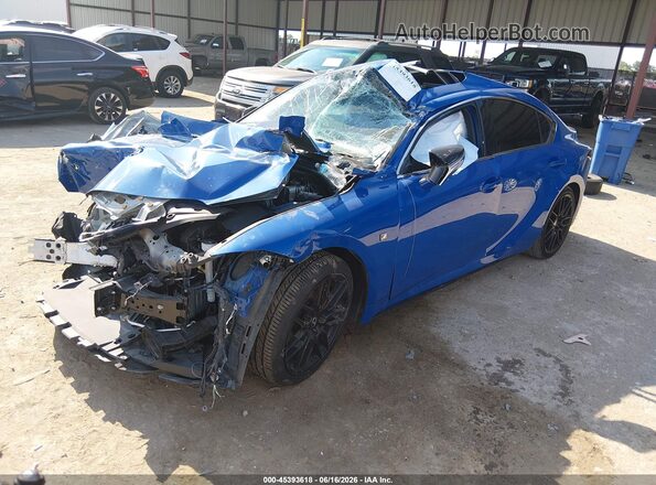 JTHGZ1B23P5070662 2023 LEXUS IS 350 Синий Передняя левая четверть