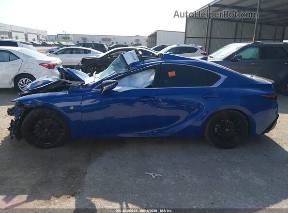 JTHGZ1B23P5070662 2023 LEXUS IS 350 Blue Սալոնի հետևի տեսք