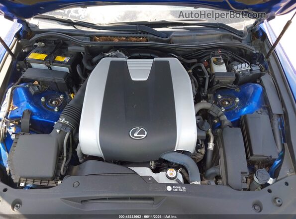JTHGZ1B24N5050112 2022 LEXUS IS 350 Blue Widok z tyłu