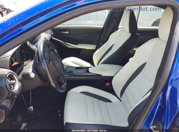 JTHGZ1B24N5050112 2022 LEXUS IS 350 Blue Widok wnętrza z przodu