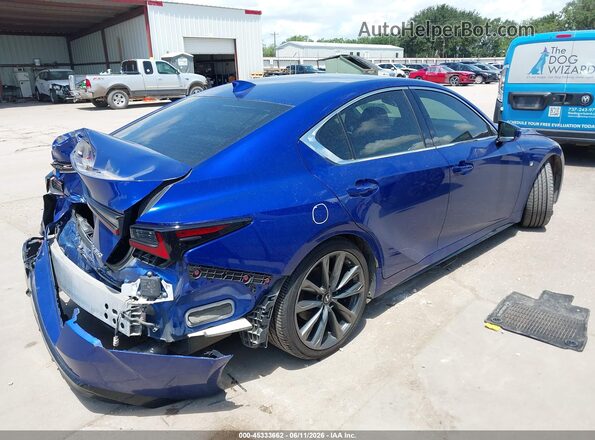 JTHGZ1B24N5050112 2022 LEXUS IS 350 Blue Tył prawy
