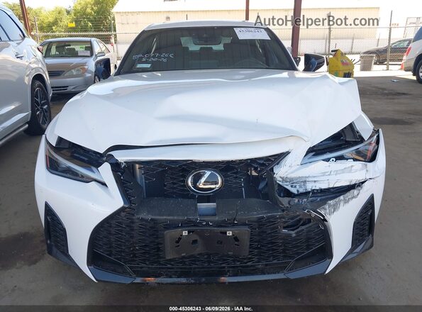 JTHGZ1B24S5087852 2025 LEXUS IS 350 White Instrument cluster view
