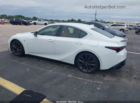 JTHGZ1B25M5044608 2021 LEXUS IS 350 White Rear left