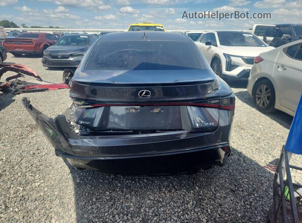 JTHGZ1B25M5044625 2021 LEXUS IS Black უკანა ხედი