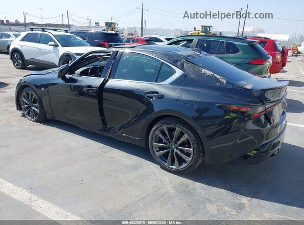 JTHGZ1B25R5081987 2024 LEXUS IS 350 Black Rear left