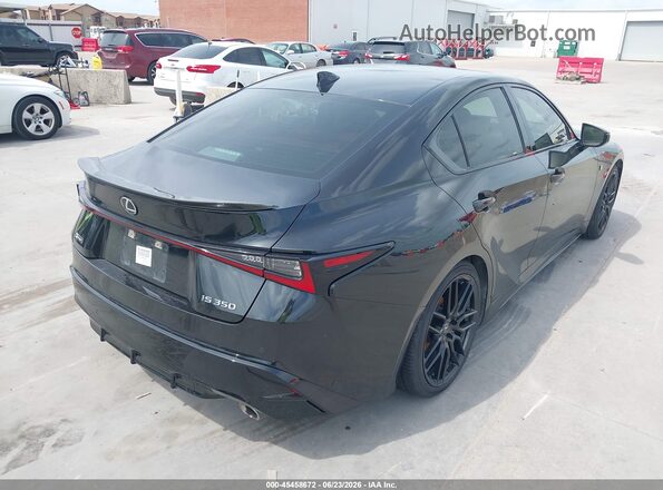 JTHGZ1B26M5040020 2021 LEXUS IS 350 Black Trasero derecho