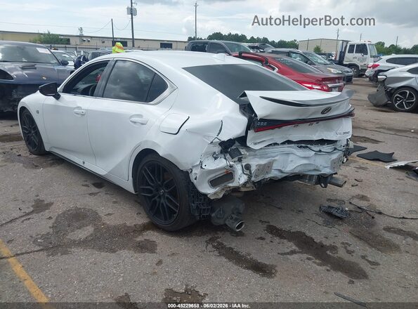 JTHGZ1B26M5047016 2021 LEXUS IS 350 Белый Задняя левая четверть