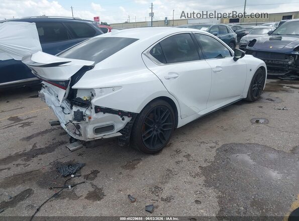 JTHGZ1B26M5047016 2021 LEXUS IS 350 Белый Задняя правая четверть