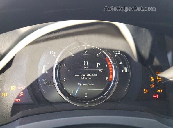 JTHGZ1B26S5084984 2025 LEXUS IS Черный Вид щитка приборов