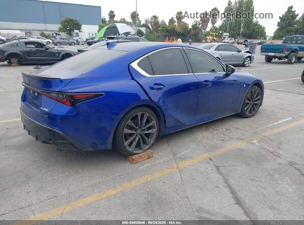 JTHGZ1B27N5050153 2022 LEXUS IS 350 Blue Rear right