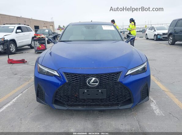 JTHGZ1B27N5050153 2022 LEXUS IS 350 Blue Dashboard view