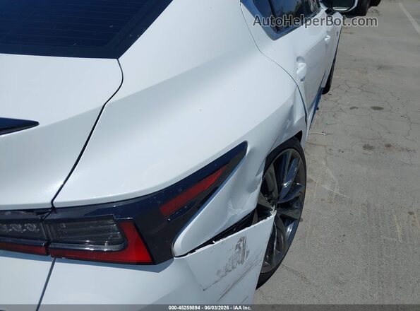 JTHGZ1B27P5063116 2023 LEXUS IS 350 White Widok zestawu wskaźników