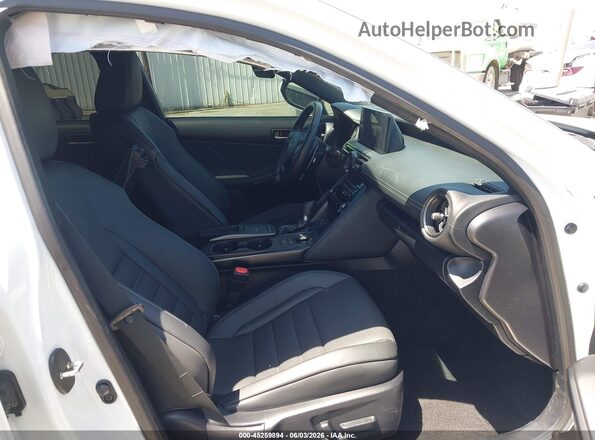 JTHGZ1B27P5063116 2023 LEXUS IS 350 White Widok wnętrza z przodu