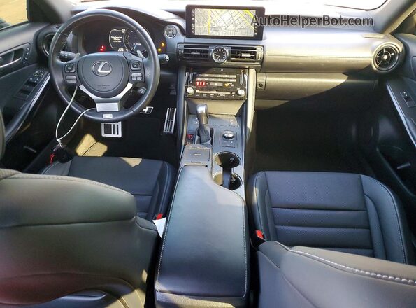 JTHGZ1B27R5074605 2024 LEXUS IS Gray Առջևի վահանակի տեսք