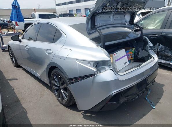 JTHGZ1B28M5046384 2021 LEXUS IS 350 Серебряный Задняя левая четверть