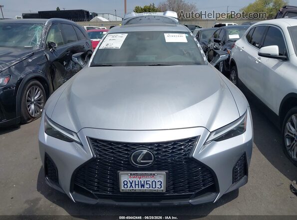 JTHGZ1B28M5046384 2021 LEXUS IS 350 Серебряный Вид задней части салона
