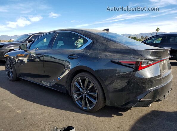 JTHGZ1B28P5071080 2023 LEXUS IS Black Rear left