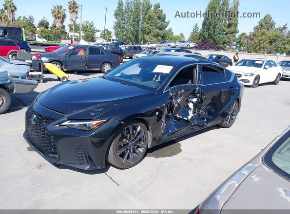 JTHGZ1B29M5037516 2021 LEXUS IS 350 Black Front left