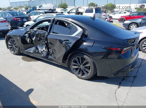 JTHGZ1B29M5037516 2021 LEXUS IS 350 Black Rear left