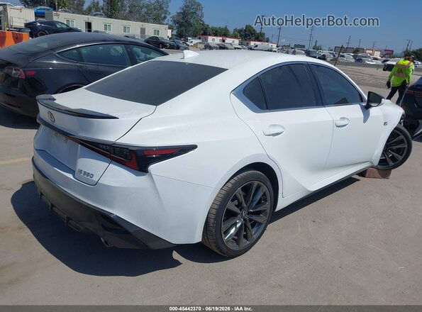 JTHGZ1B2XR5077708 2024 LEXUS IS 350 White უკანა მარჯვენა