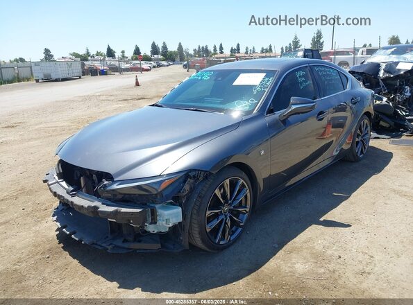 JTHGZ1B2XR5080320 2024 LEXUS IS 350 Gray Front left