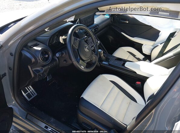 JTHGZ1E20R5037584 2024 LEXUS IS 350 Gray წინა სალონის ხედი