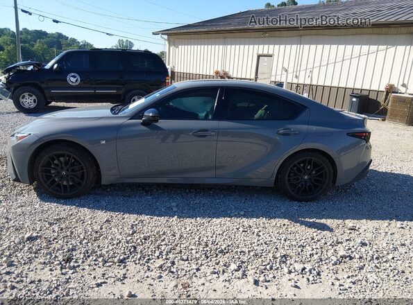 JTHGZ1E20R5037584 2024 LEXUS IS 350 Gray სალონის 360-გრადუსიანი ხედი