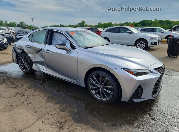 JTHGZ1E21P5029779 2023 LEXUS IS Silver წინა მარჯვენა