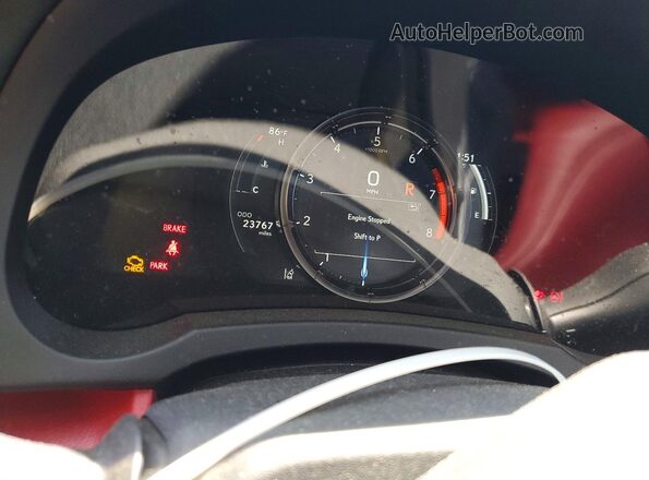 JTHGZ1E21P5029779 2023 LEXUS IS Silver ხელსაწყოთა პანელის ხედი