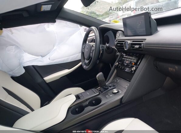 JTHGZ1E21S5042427 2025 LEXUS IS 350 Gray Vista interior delantera
