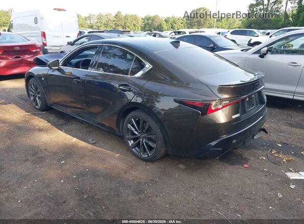 JTHGZ1E26N5024672 2022 LEXUS IS 350 Черный Задняя левая четверть