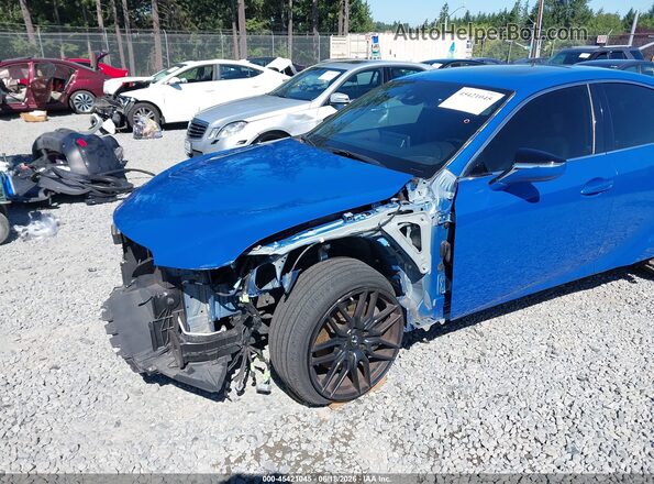 JTHGZ1E26N5024817 2022 LEXUS IS 350 Blue Front view