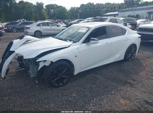 JTHGZ1E27M5022170 2021 LEXUS IS 350 Белый Передняя левая четверть
