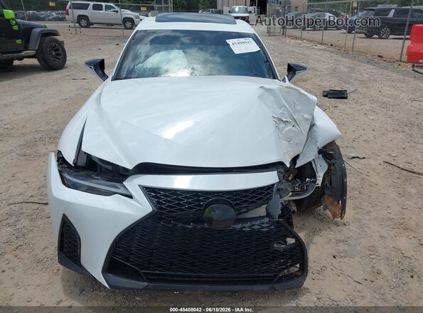 JTHGZ1E28P5032100 2023 LEXUS IS 350 White Vista del cuadro de instrumentos