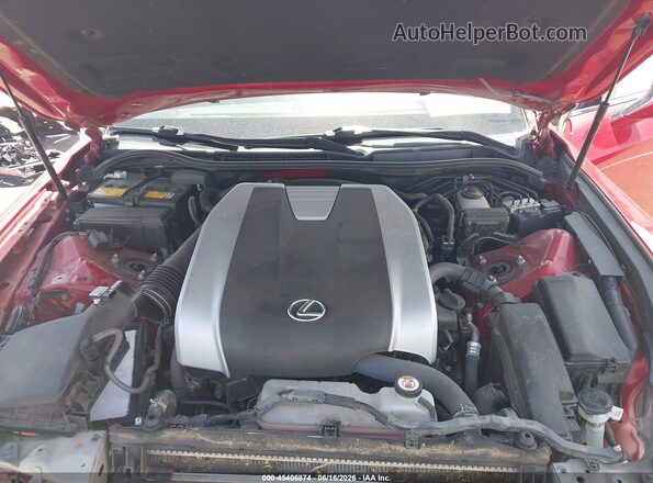 JTHGZ1E2XN5024917 2022 LEXUS IS 350 Red უკანა ხედი