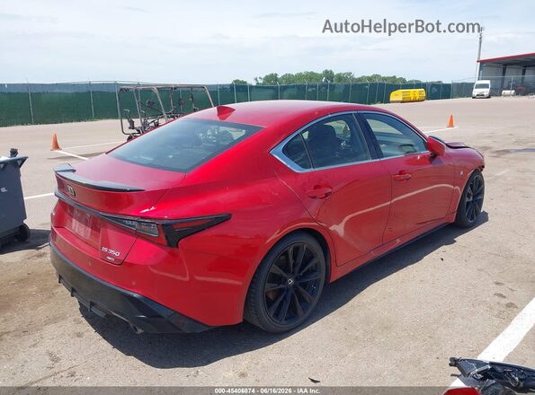 JTHGZ1E2XN5024917 2022 LEXUS IS 350 Red უკანა მარჯვენა