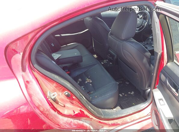 JTHGZ1E2XN5024917 2022 LEXUS IS 350 Red VIN კოდის სტიკერის ხედი