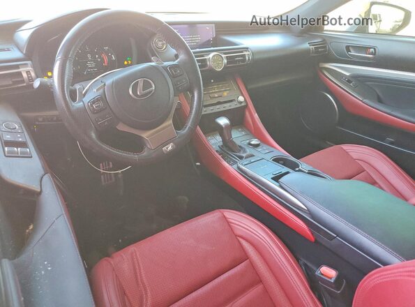 JTHGZ5BC6N5025065 2022 LEXUS RC Black Առջևի վահանակի տեսք