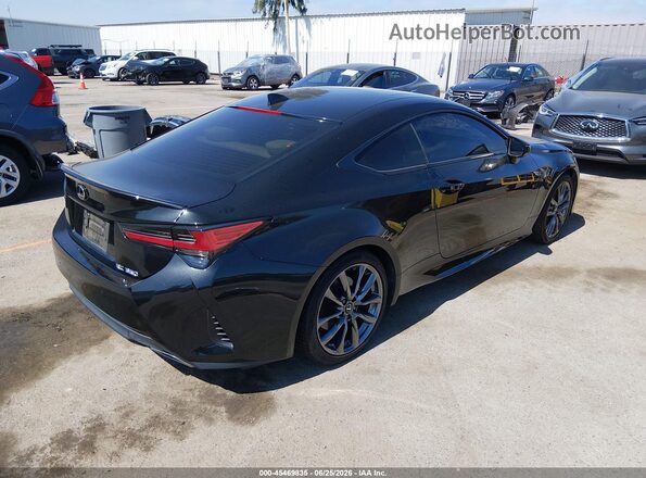 JTHGZ5BC7N5025317 2022 LEXUS RC 350 Black Rear right