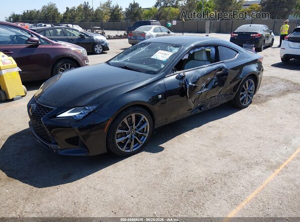 JTHGZ5BC7N5025317 2022 LEXUS RC 350 Black Front left