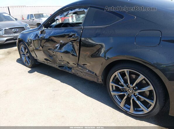 JTHGZ5BC7N5025317 2022 LEXUS RC 350 Black Rear interior view