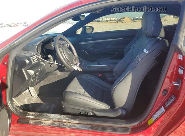 JTHGZ5BC8M5024790 2021 LEXUS RC Red Widok wnętrza z przodu
